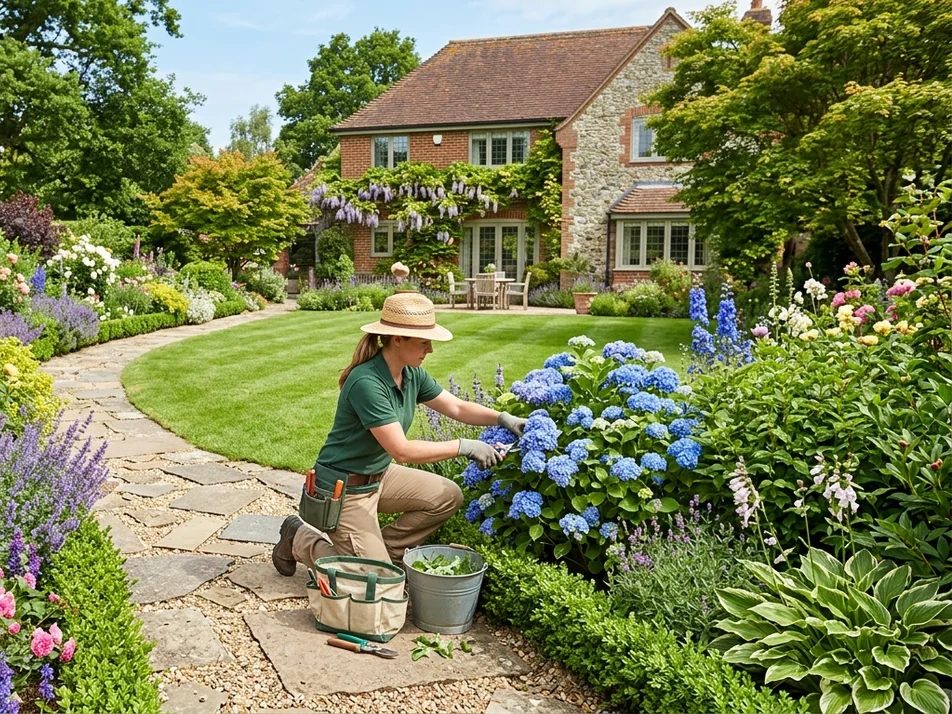 Zena – Gartenbau & Hausmeister Service GmbH Team bei der Arbeit